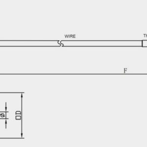DM-205 Fixed Flange Probe Platinum Resistance